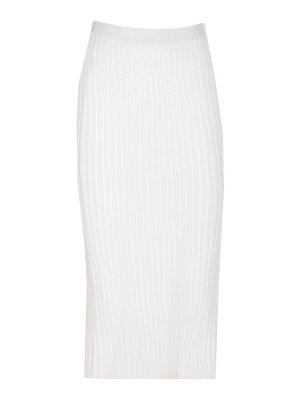 SPORTMAX: Faldas media pierna y semilargas - Falda Semilarga - Blanco