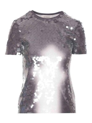 SPORTMAX: Camisetas - Camiseta - Plata