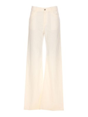 TRUE AVENUE: Jeans évasés - Jean Bootcut - Blanc