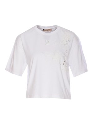 TWINSET: Camisetas - Camiseta - Blanco