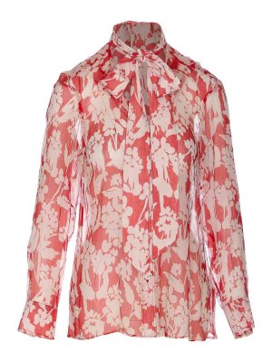 VICTORIA BECKHAM: camicie - Camicia pieghettata drappeggiata