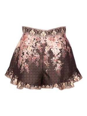 ZIMMERMANN: pantaloni shorts - Illumina i pantaloncini flutter