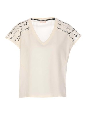 Liu Jo: Camisetas - Camiseta - Blanco
