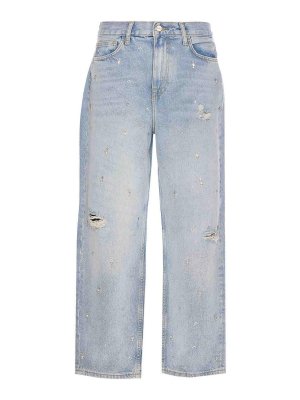 デニム・ジーパン JIL SANDER Women Denim Pants J04KA0115 J46463102 White Jil Sander Denim Jeans - White - Women | J04KA0115J46463102