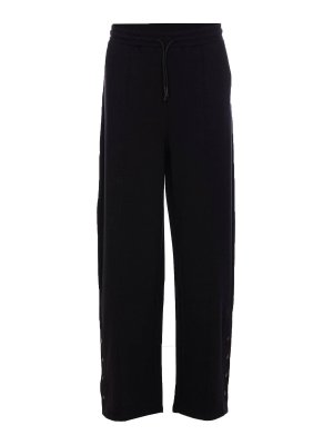 PATRIZIA PEPE: Trousers Shorts - Black Track Pants