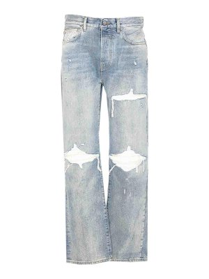 Maison Margiela ブーツカットジーンズ - 黒 | S50KA0693M30025961