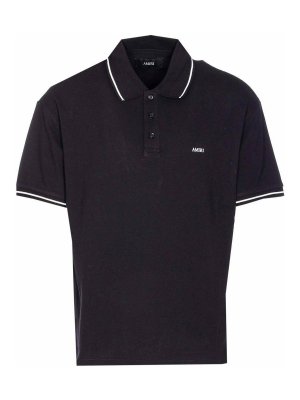 AMIRI: polo shirts - Black Polo