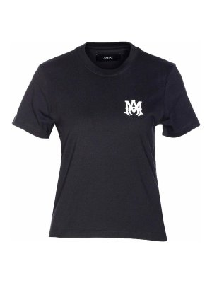AMIRI: t-shirts - Black but Core Logo T-shirt