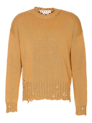 Marni: Pull col rond - Pull Col Rond - Jaune