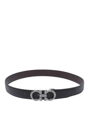 FERRAGAMO: Ceintures - Ceinture - Noir