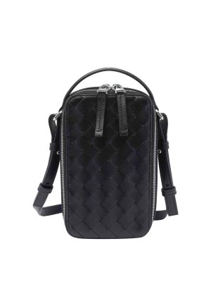 BOTTEGA VENETA: クラッチバッグ - クラッチバッグ - 黒