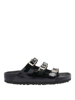 BIRKENSTOCK: ballerine - Black Florida Dbuckle