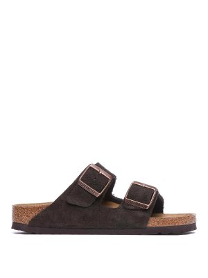サンダル・ミュール AEYDE Women Sandals A11FSBRNS08FL180SS25800001 Brown Aeyde Sandals - Brown - Women | A11FSBRNS08FL65SS953MOKA