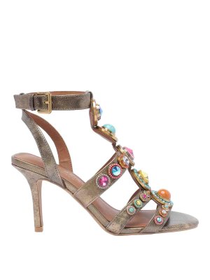 KURT GEIGER: Sandalen - Sandalen - Braun