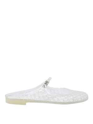 TORY BURCH: フラットシューズ - フラットシューズ - 白