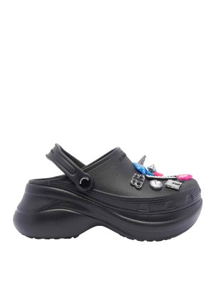 BALENCIAGA: mules shoes - Jibbitz Crocs Sabot