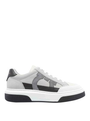 FERRAGAMO: trainers - Gancini Sneakers