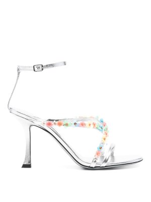 JIMMY CHOO: Sandales - Sandales - Argent
