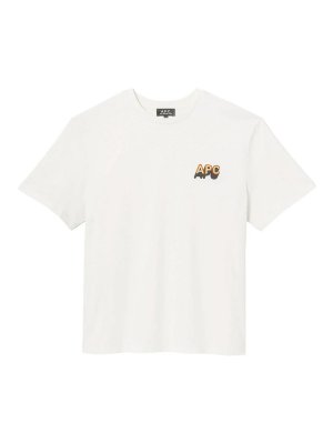 A.P.C.: T-shirts - T-Shirt - Beige Clair
