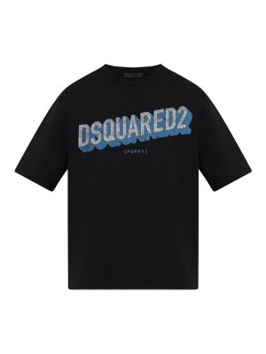 DSQUARED2: Camisetas - Camiseta - Negro