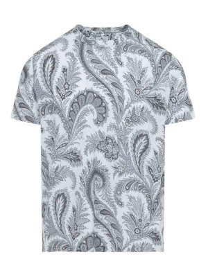 ETRO: T-shirts - T-Shirt - Gris