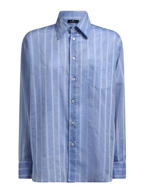 ETRO: シャツ - シャツ - ブルー