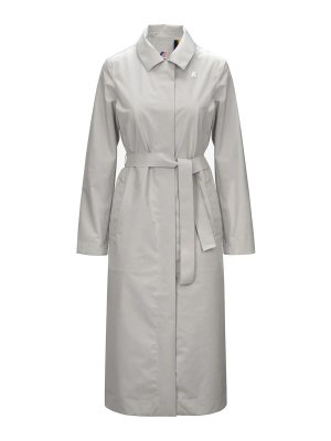 Maria Calderara TRENCH IN TULE A LONG STEPS LONG - White | T9031
