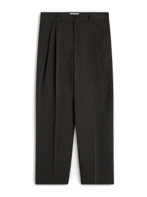 MAISON KITSUNÉ: casual trousers - Relaxed Pleated Pants