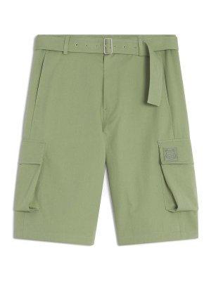 MAISON KITSUNÉ: Shorts - Shorts - Verde