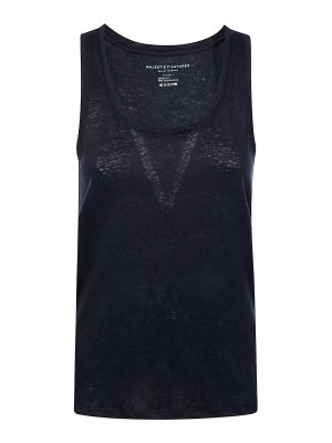 Majestic Filatures: Tops y camisetas sin mangas - Top - Azul Oscuro