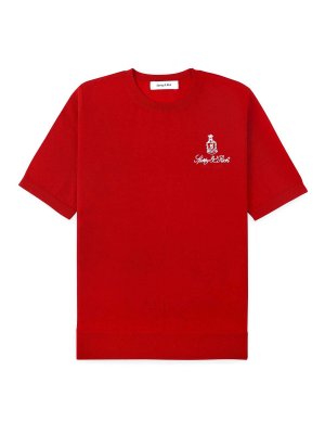 SPORTY & RICH: Sweatshirts & Sweaters - Vendome Ss Merino Sweater