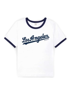 SPORTY & RICH: t-shirts - Dodgers Ringer Tee