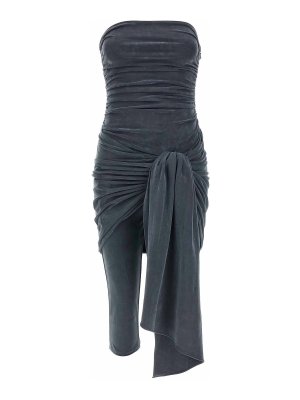 【送料&関税込】Alexander Wang Dark Grey Stretch Lyocell Jum Oversized Low Rise Jeans in GREY AGED | alexanderwang®