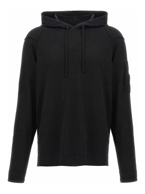 パーカー・フーディ PHILIPP PLEIN Logo patch hoodie (PAECMJB3612PTE003N 0202) Philipp Plein Logo Patch Hoodie - Black | PAECMJB3612PTE003N0202
