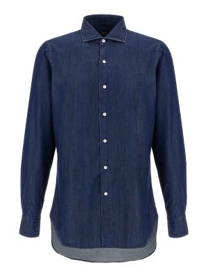 FINAMORE 1925: シャツ - シャツ - ブルー