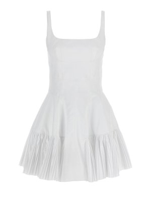 GIOVANNI BEDIN: ニーレングスドレス - 膝丈ドレス - 白