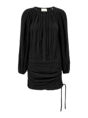 ISABEL MARANT: Robe longueur genou - Robe Au Genou - Noir