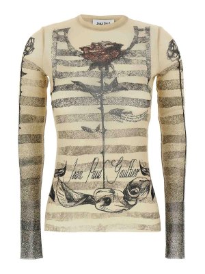 JEAN PAUL GAULTIER: Tops & Tank tops - Tulle Top