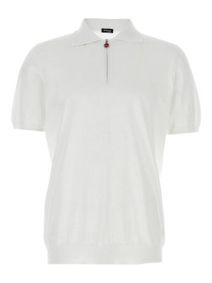 KITON: Poloshirts - Poloshirt - Weiß