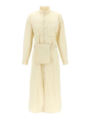 LEMAIRE: knee length dresses - Cotton Dress