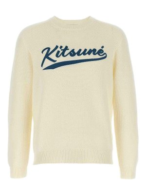 MAISON KITSUNÉ: crew necks - Kitsune Varsity Sweater