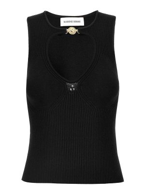 MARINE SERRE: Tops und Tank Tops - Top - Schwarz