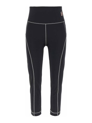 MONCLER: leggings - Logo Patch Leggings