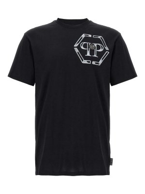 Tシャツ・カットソー Kiton Logo embroidery t-shirt Men's Black Logo Embroidered Kiton T-Shirt - E-SEVEN STORE
