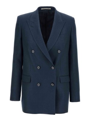 Coperni Hybrid Denim Short Jacket - Blue - Women | COPBL23F2020