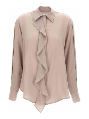 Tシャツ・カットソー THE ANDAMANE SS25 'Viola' blouse (T170941CTNP229 GREIGE) Tシャツ・カットソー THE ANDAMANE SS25 'Viola' blouse
