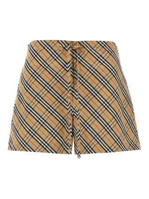 BURBERRY: Trousers Shorts - Check Shorts