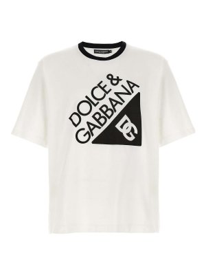 DOLCE & GABBANA: T-shirts - T-Shirt - Blanc