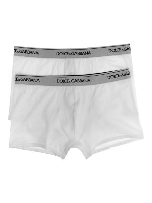 DOLCE & GABBANA: Bañadores y boxer de baño - Boxers De Baño - Blanco