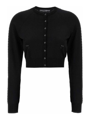 DOLCE & GABBANA: Cardigans - Cardigan - Noir